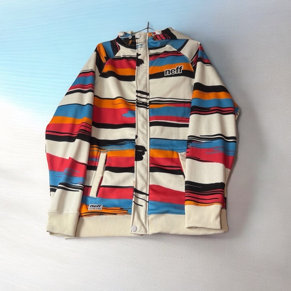 Vintage Neff Colorful Striped custom goods for Snowboarding - Like New!
